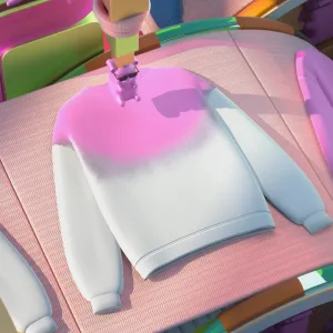 Pull&Bear: Sweater Color Press, 3D animation by Lioncolony